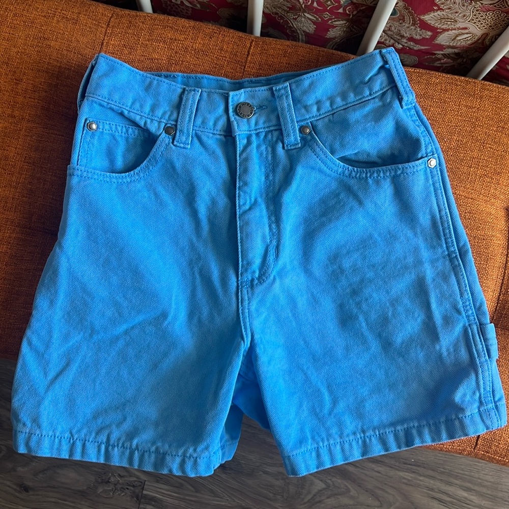 Adorable blue dickies women carpenter shorts